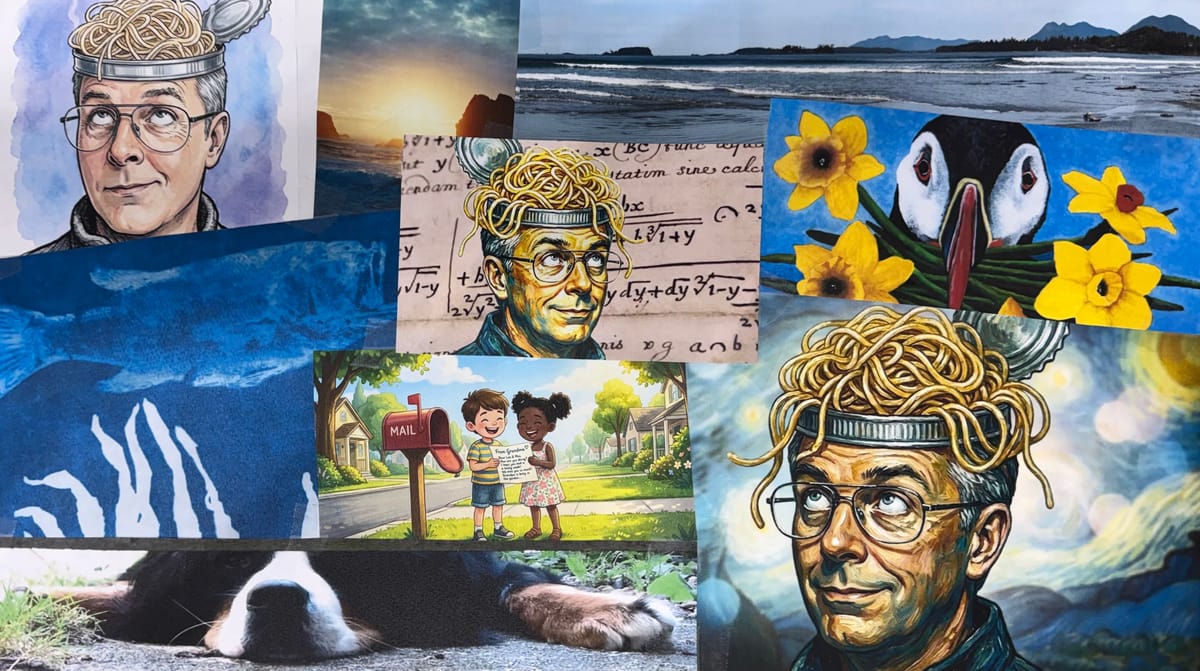 A collage of some hero images (the top image above posted content) from in posts on Miswired.me